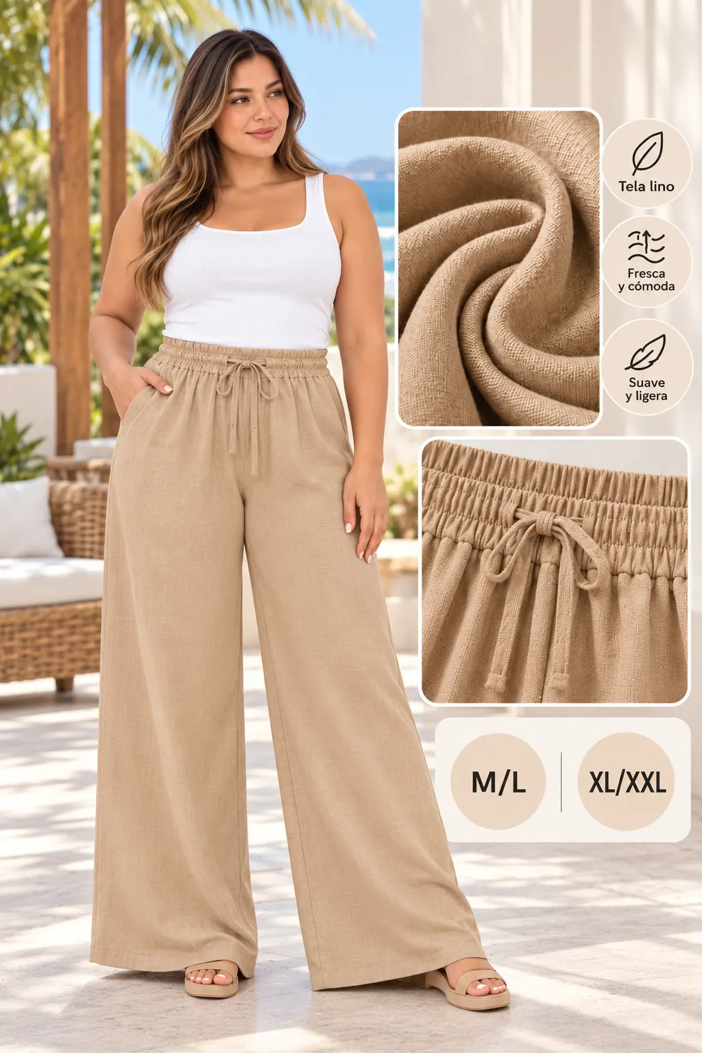 Pantalón Palazzo