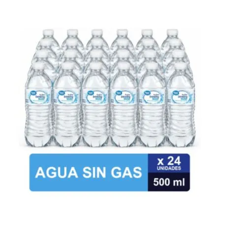 AGUA GREAT VALUE 500CC PACKx24