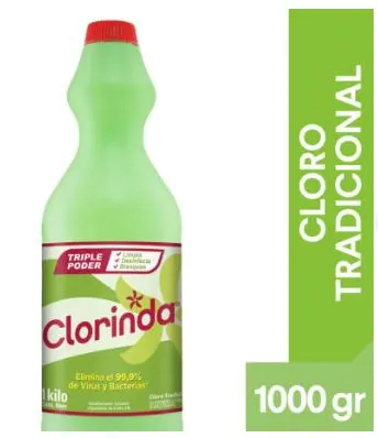 CLORO TRADICIONAL 1KG CLORINDA