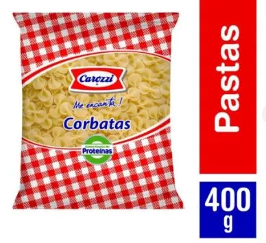 FIDEO CORBATA 80 400GR CAROZZI