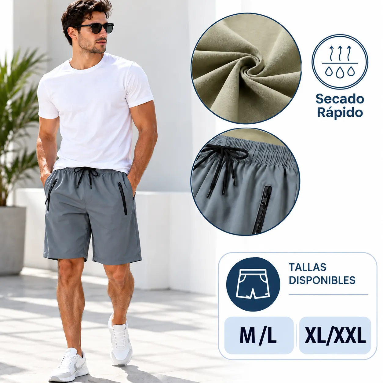 Short Largo Hombre