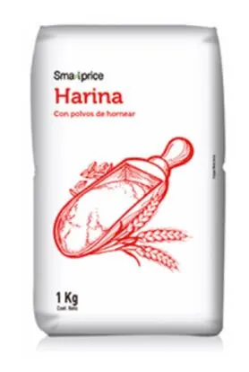 HARINA CON POLVOS 1KG SMART PRICE MANGA