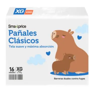 PANAL CLASICO TALLA XG 16 UNIDADES
